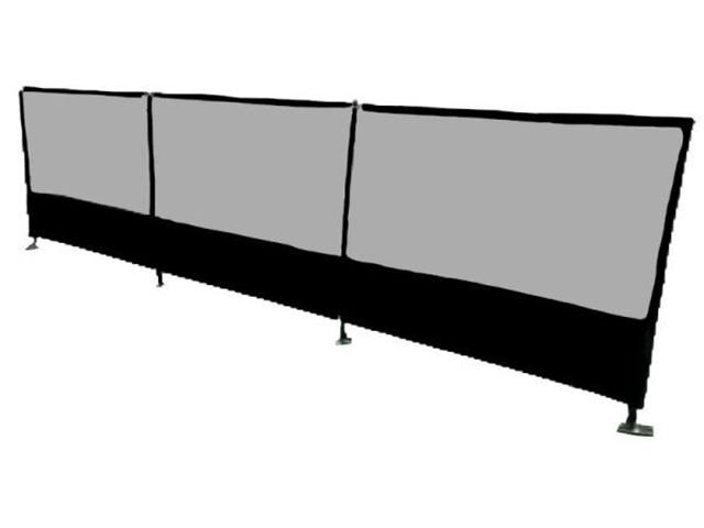 FMT 3-fløjet læsejl med lynlås i ende stykkerne så man kan lynes flere læsejl sammen.