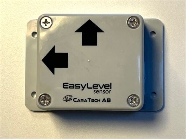 Digitalt vaterpas til campingvogn og autocamper fra Easy level