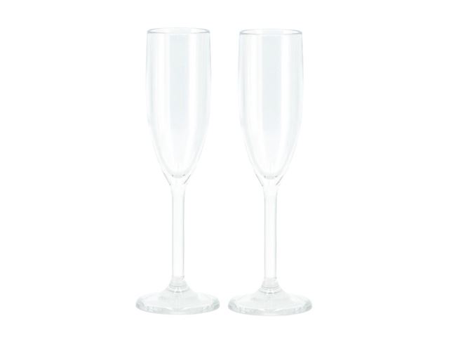 Champagneglas Feria Clear 2 STK. fra TRAVELLIFE 