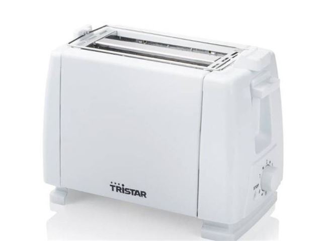 Toaster på 650W egnet til 2 skiver brød fra Tristar