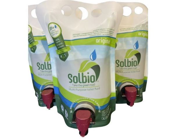 Solbio organisk toiletvæske, 0,8 liter.