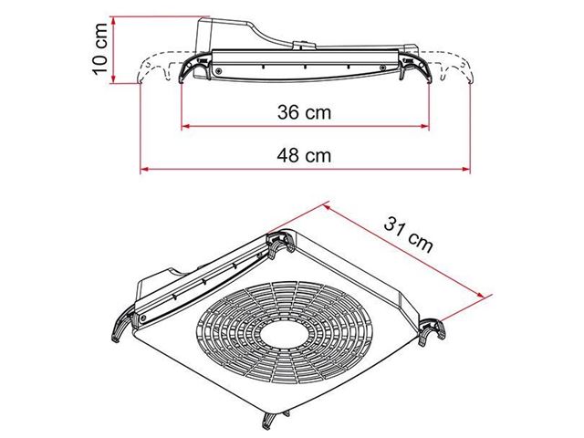 Ventilator "Fiamma Turbo-Kit" 12V