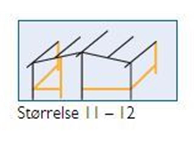 DWT Fortelt SWING - Dybde: 240 - G12 - A Mål: 881 - 910 