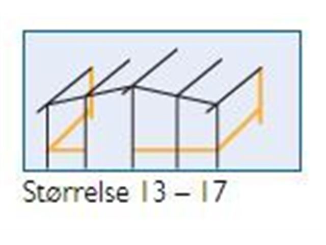 DWT Fortelt SWING Dybde: 240 - G14 - A- Mål: 941 - 970 