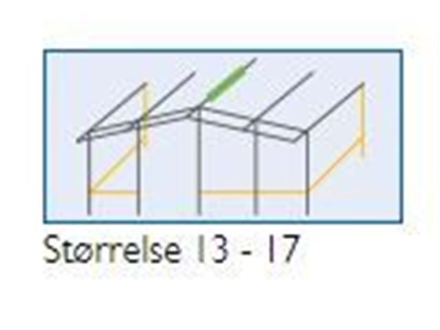 DWT Fortelt Tango - Dybde: 240 - Gr. 13 - A- mål: 911 - 940