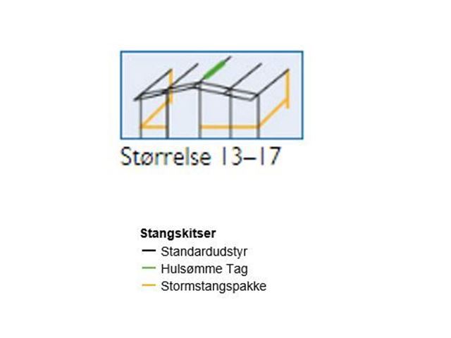 DWT Fortelt Tango - Dybde: 240 - Gr. 14 - A- mål: 941 - 970