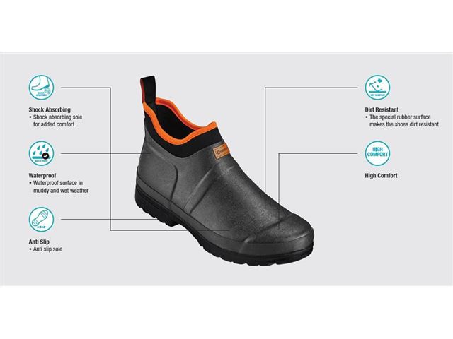 Gardena Gummistøvler Low Cut. Model Grå str. 38 der er 100% vandtæt i naturgummi - stilfulde gummistøvler tilbyder dig både komfort og funktionalitet. Støvlerne er specielt udviklet til de personer,