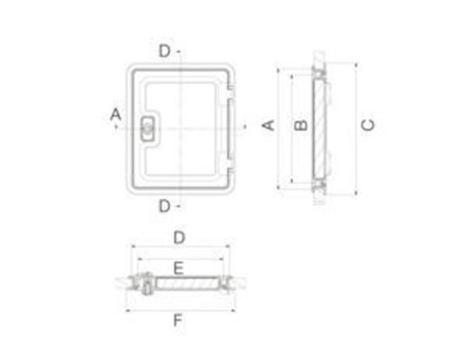 DOMETIC SK 4 SERVICELUGE, 1000 X 305 MM 