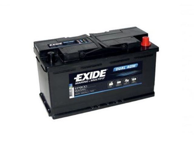 Exide EP800 Dual AGM-serien er batterier der er designet til brug i campingvogne