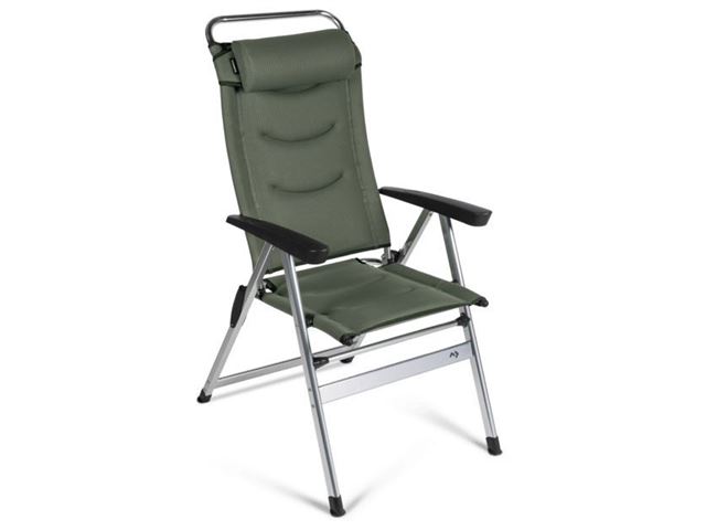 Positionsstol Quattro Milano Moss Green Redux - stoffet er fremstillet af genbrugte plastikflasker 