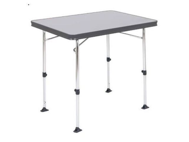 Crespo Bord Grå m/ teleskopben - Mål: 81 x 61 x 51-74 cm.