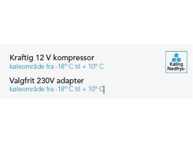 Køleboks med Kompressor MCC-35 AC/DC 