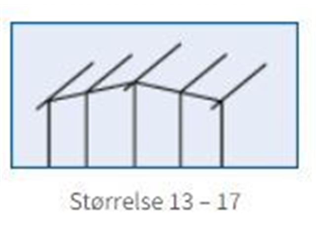 Fortelt DWT EASY POLO 300 str. 16 - A- mål 1001 - 1030