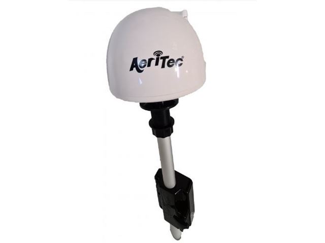 Combi antenne 3 i 1 - Med MIMO- teknologi fra Aeri-Tec - Digital -TV, WIFI dab antenner i én Inkl.: mast, 3m kabel og fastgørelsesmateriale & fod. Til campingvogn, autocamper, båd