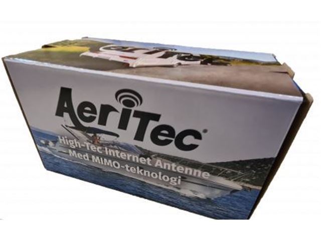 Aeritech High-Tec internet antenne med MIMO-teknologi inkl. fod hvid