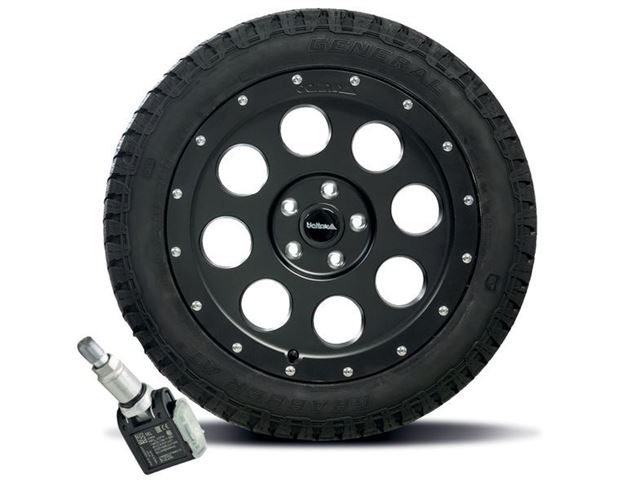 Komplet Letmetal fælge inklusive dæk til VW T5 / T6 / T6.1, med original VW dæktrykssensor fra Reimo