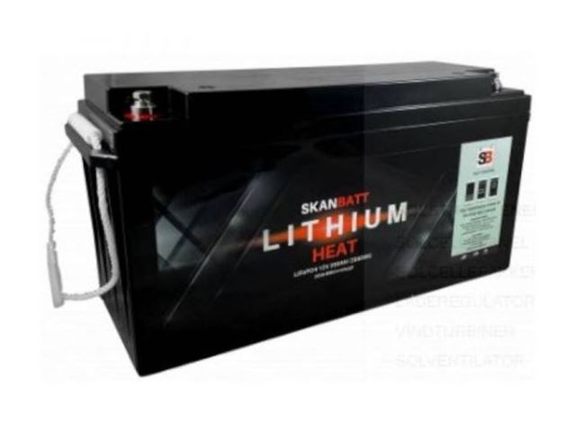 Skanbatt litium batteri Heat pro 12V