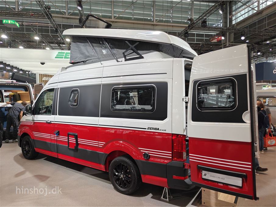 Eriba Car 602 Cherry Red Pop-up