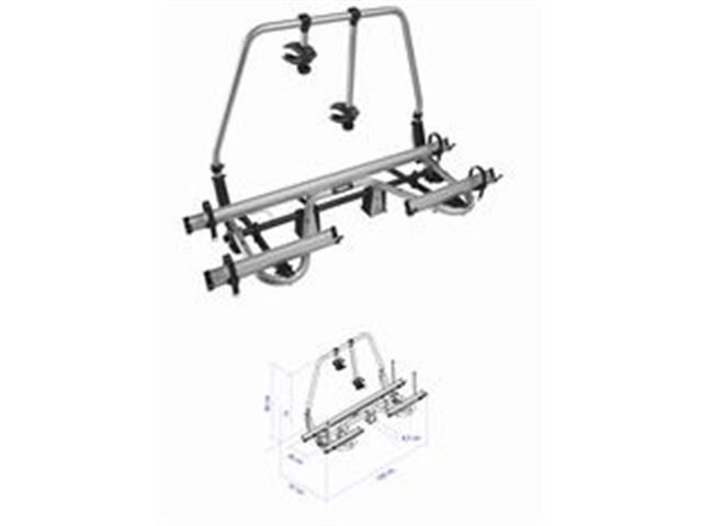 Cykelstativ Thule "SuperB" 2+1 Cykler, (3 skinne er tilkøb)