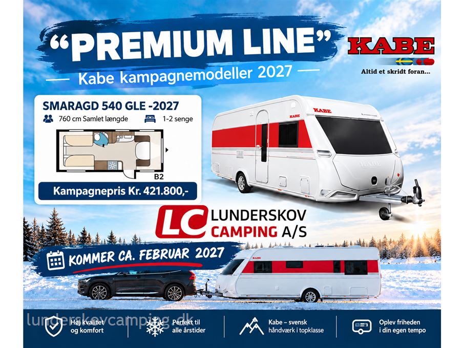 Kabe Smaragd 540 GLE KS Premium Line