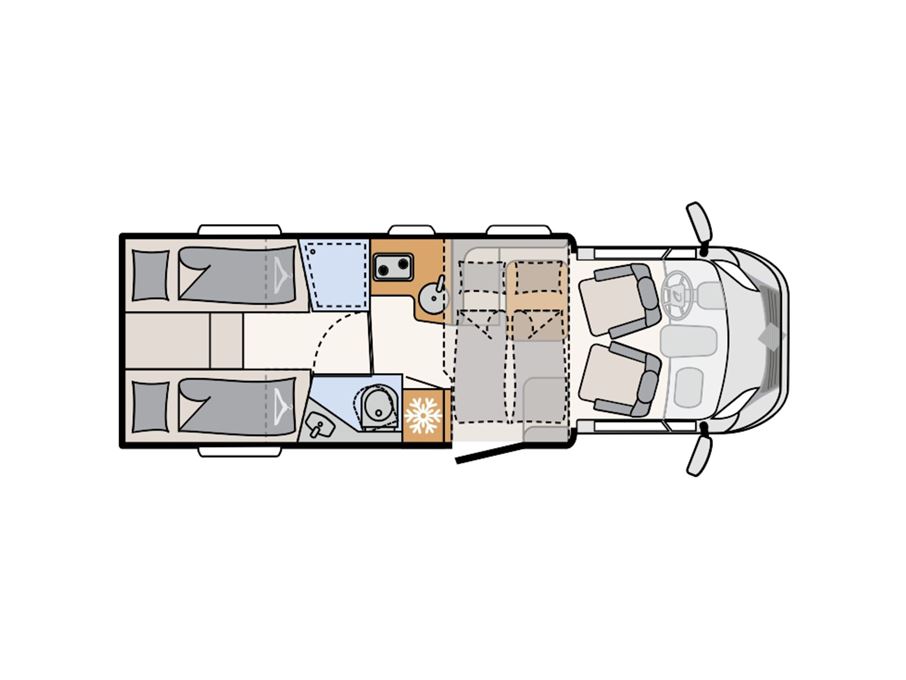 Dethleffs Just T 7052 EB - 90 Year