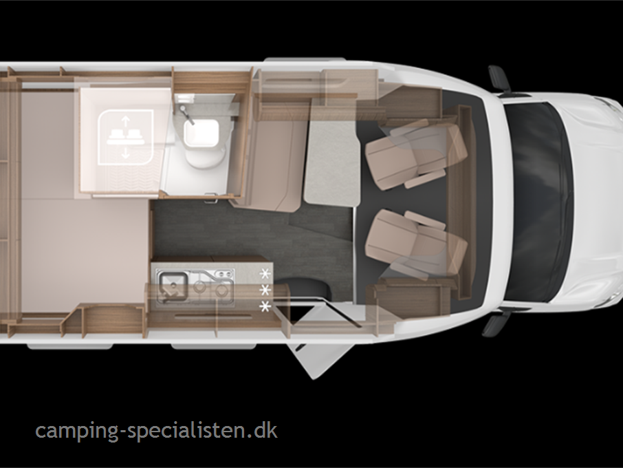 Knaus Tourer Van 500 MQ dobbelt seng