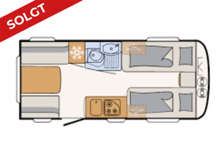 Dethleffs Camper 460 EL Enkeltsenge