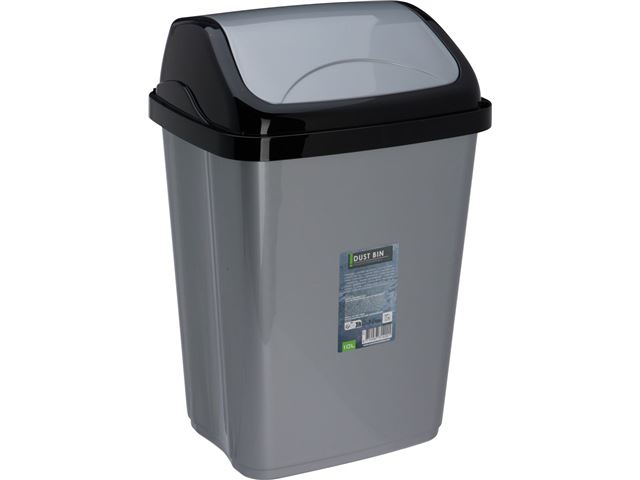 Skraldespand grå 10l