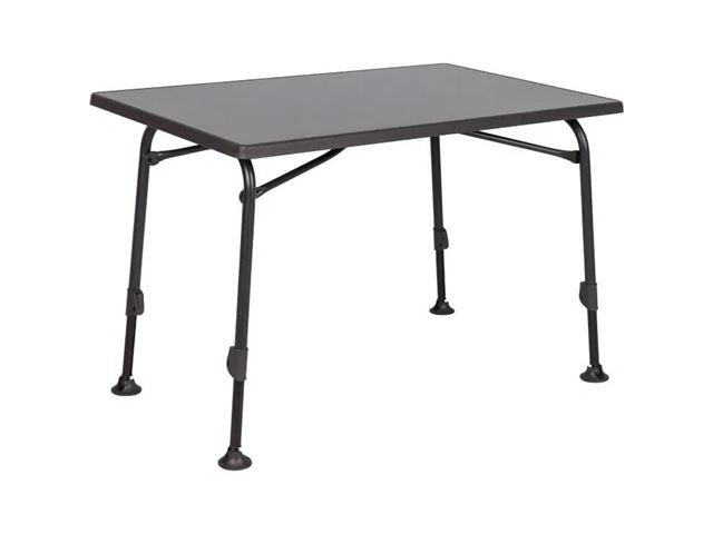 Westfield Aircolite 115 Blackedition campingbord, 115 x 70 cm. Grå.