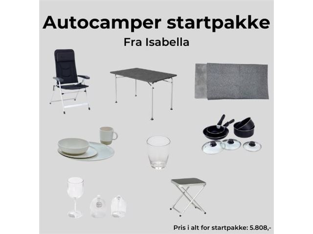 Autocamper Startpakke, medium 