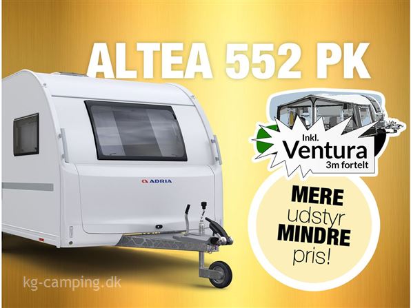 Adria Altea 552 PK M. 3 køjer