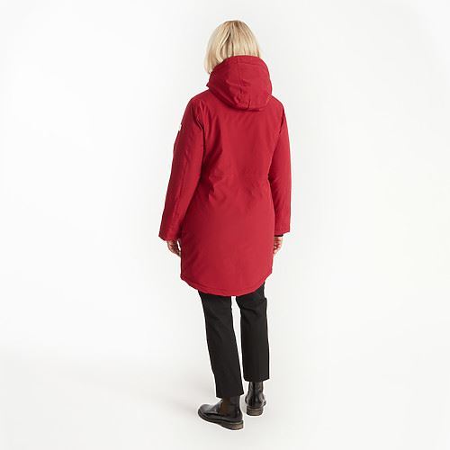 Tuxer Sienna vind- og vandtæt jakke - Rhubarb