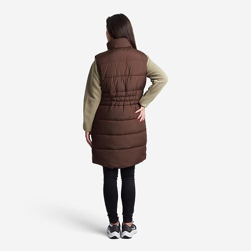 Tuxer Elmira damevest str. 2XL Chicory Coffee