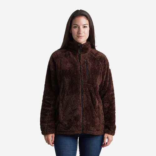 Tuxer Ruth "pels" jakke Chicory Coffee str. XL