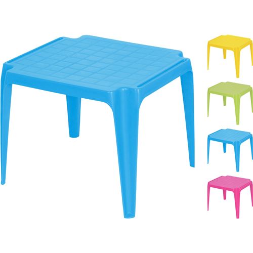 Stabelbar plastborde til børn - 4 farver