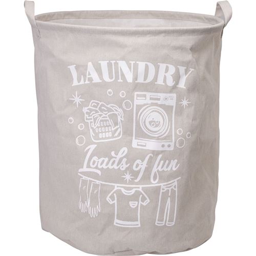 Vasketøjspose i kanvas