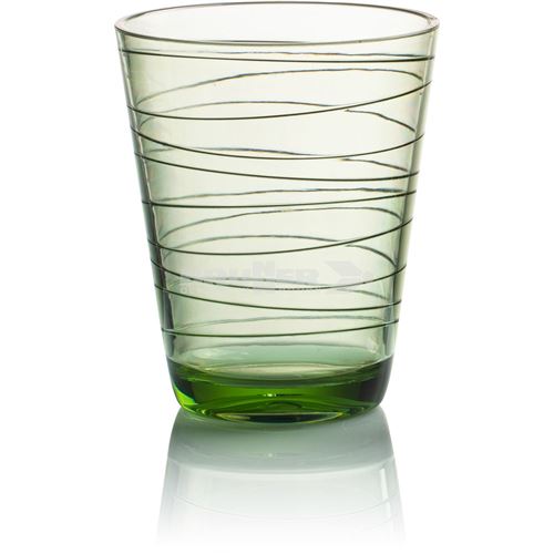 Dolomit glas Onda, 30 cl, lysegrøn.