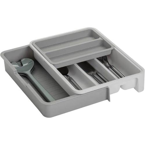 Justerbar Bestikbakke Mantis med 7 rum.