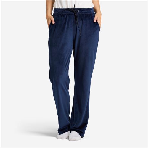 Tuxer Vanessa velourbukser - Dark Navy