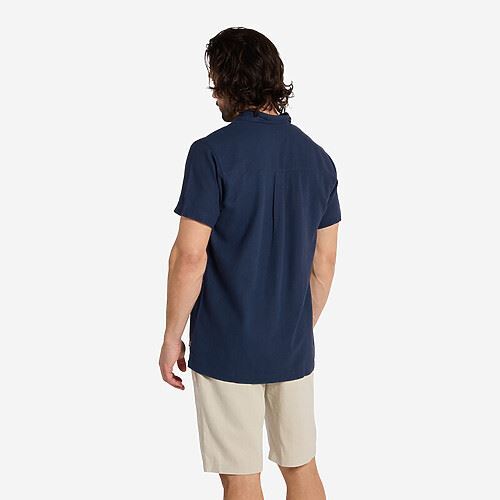 Tuxer Frank Hør skjorte - Dark Navy