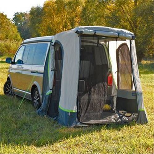 Bagtelt uden stænger, med fast bund, for VW T5/T6 med bagklap 