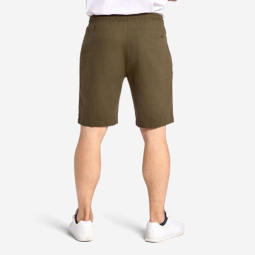 Tuxer Jamie Hør shorts - Oliven