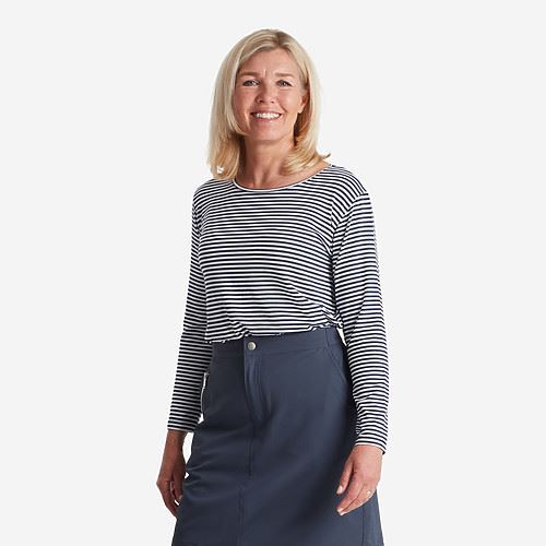 Tuxer Coral bluse - Stribet