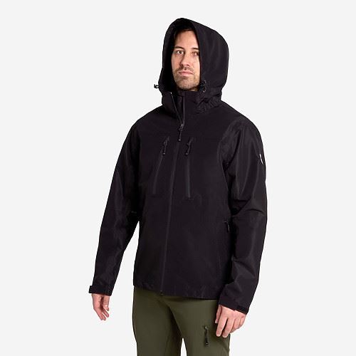 Tuxer Breeze vind- og vandtæt outdoorjakke Str. 4XL - Sort