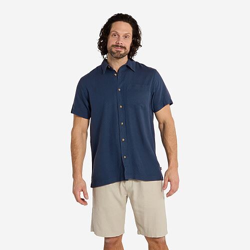 Tuxer Frank Hør skjorte Str. 2XL - Dark Navy