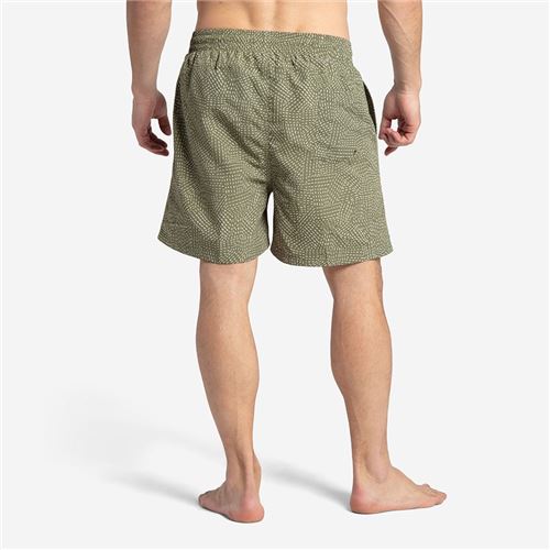 Tuxer Herre badeshorts - Grøn m/ print
