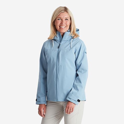 Tuxer Elanor vind- og vandtæt damejakke - Faded Denim