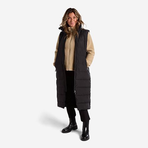 Tuxer Ella Vind-/vandafvisende Vest - Sort