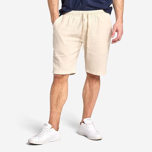 Tuxer Jamie Hør shorts - Stone