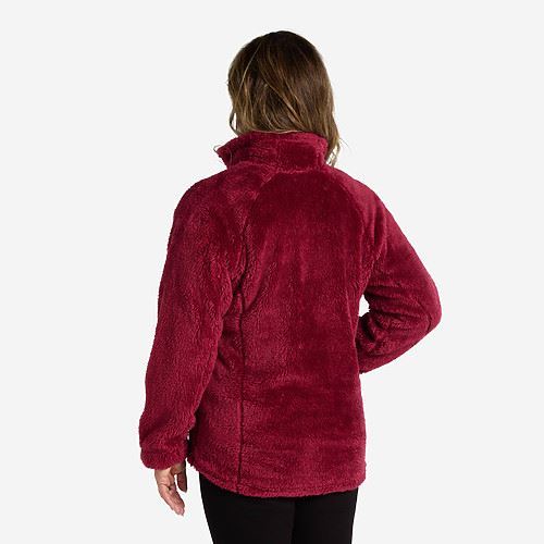 Tuxer Ruth "pels" jakke Earth Red - Str. L